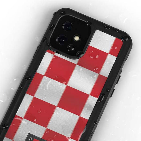 Croatia Soccer Flag iPhone 12 Waterproof Case